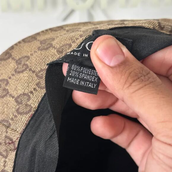 Vintage Gucci Monogram All Over Print Bucket Hat Size XL - Picture 8 of 9